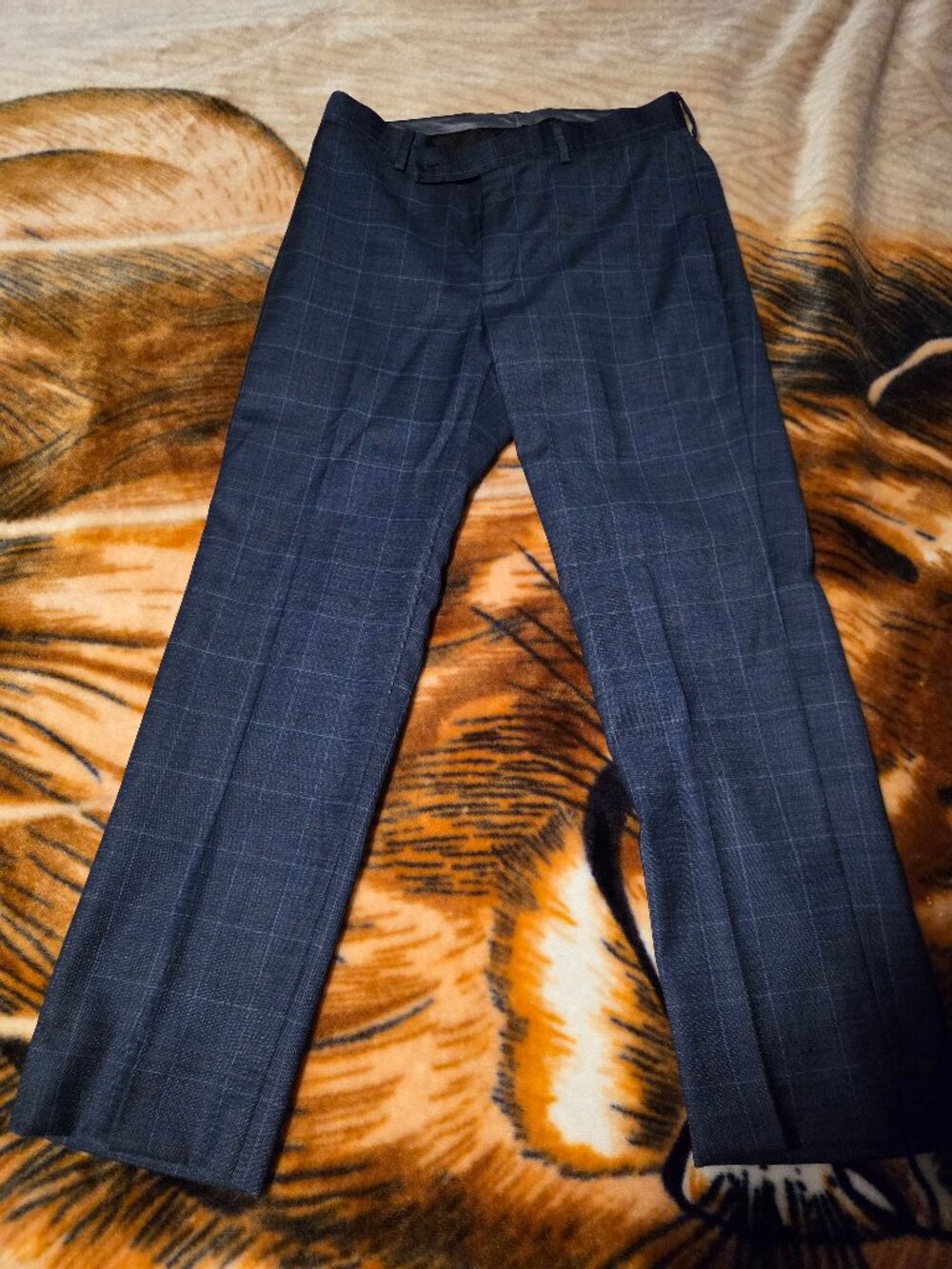 Mens Blue Calvin Klein Suit